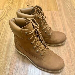 Timberland Women's Tan Lace Up Boots